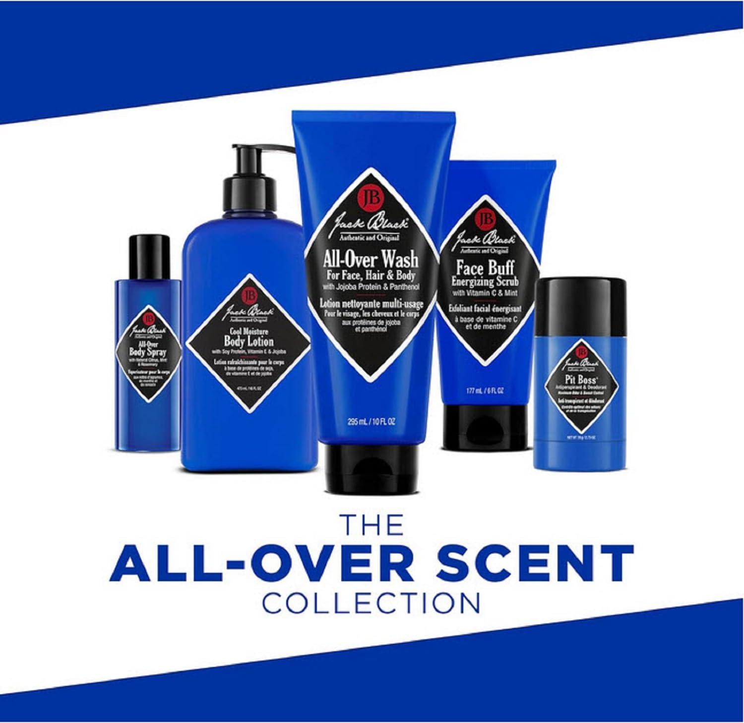 imageJack Black Body amp Hair Cleanser Mens Body Wash Mens Shampoo Skin Care Hair Care Body Wash Men SulfateFreeAll Over Wash Citrus Mint Oakmoss