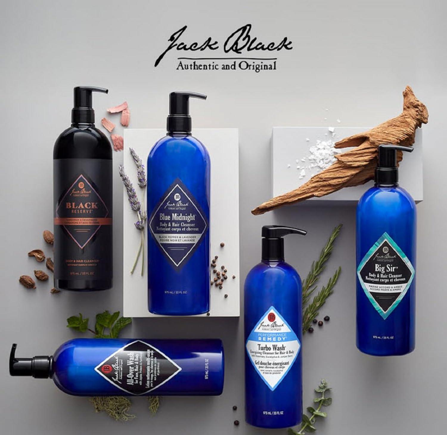 imageJack Black Body amp Hair Cleanser Mens Body Wash Mens Shampoo Skin Care Hair Care Body Wash Men SulfateFreeAll Over Wash Citrus Mint Oakmoss