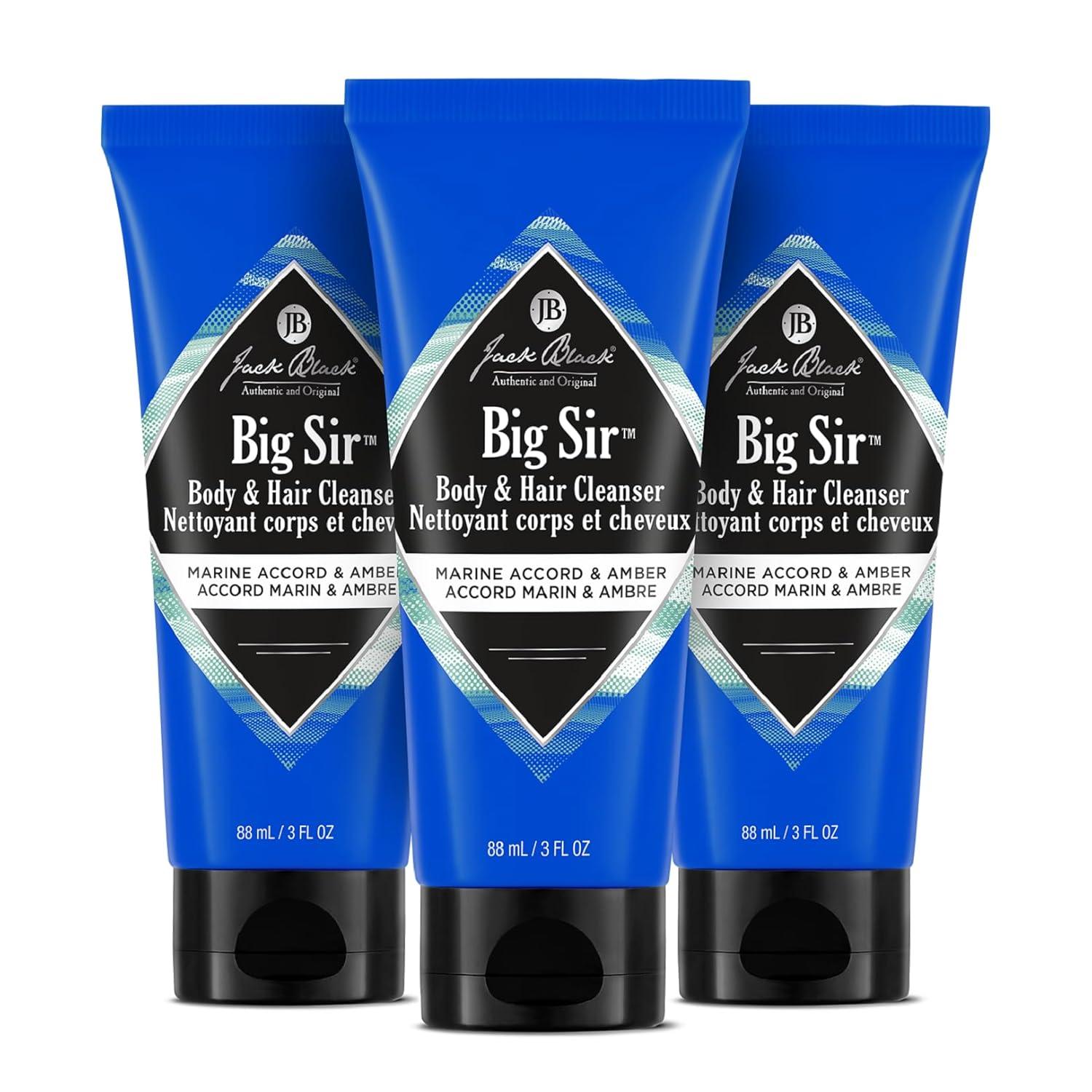 imageJack Black Body amp Hair Cleanser Mens Body Wash Mens Shampoo Skin Care Hair Care Body Wash Men SulfateFreeBig Sir Marine Accord Amber