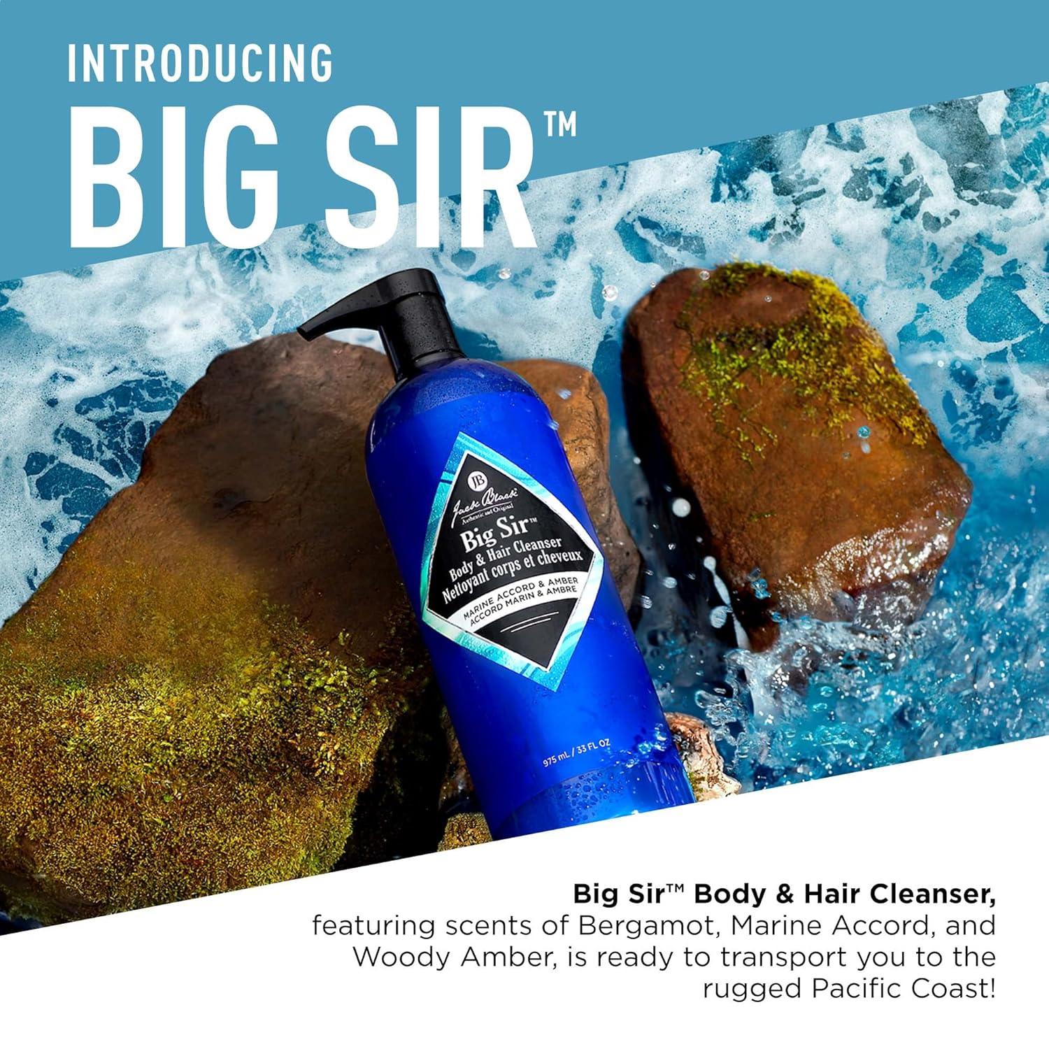 imageJack Black Body amp Hair Cleanser Mens Body Wash Mens Shampoo Skin Care Hair Care Body Wash Men SulfateFreeBig Sir Marine Accord Amber