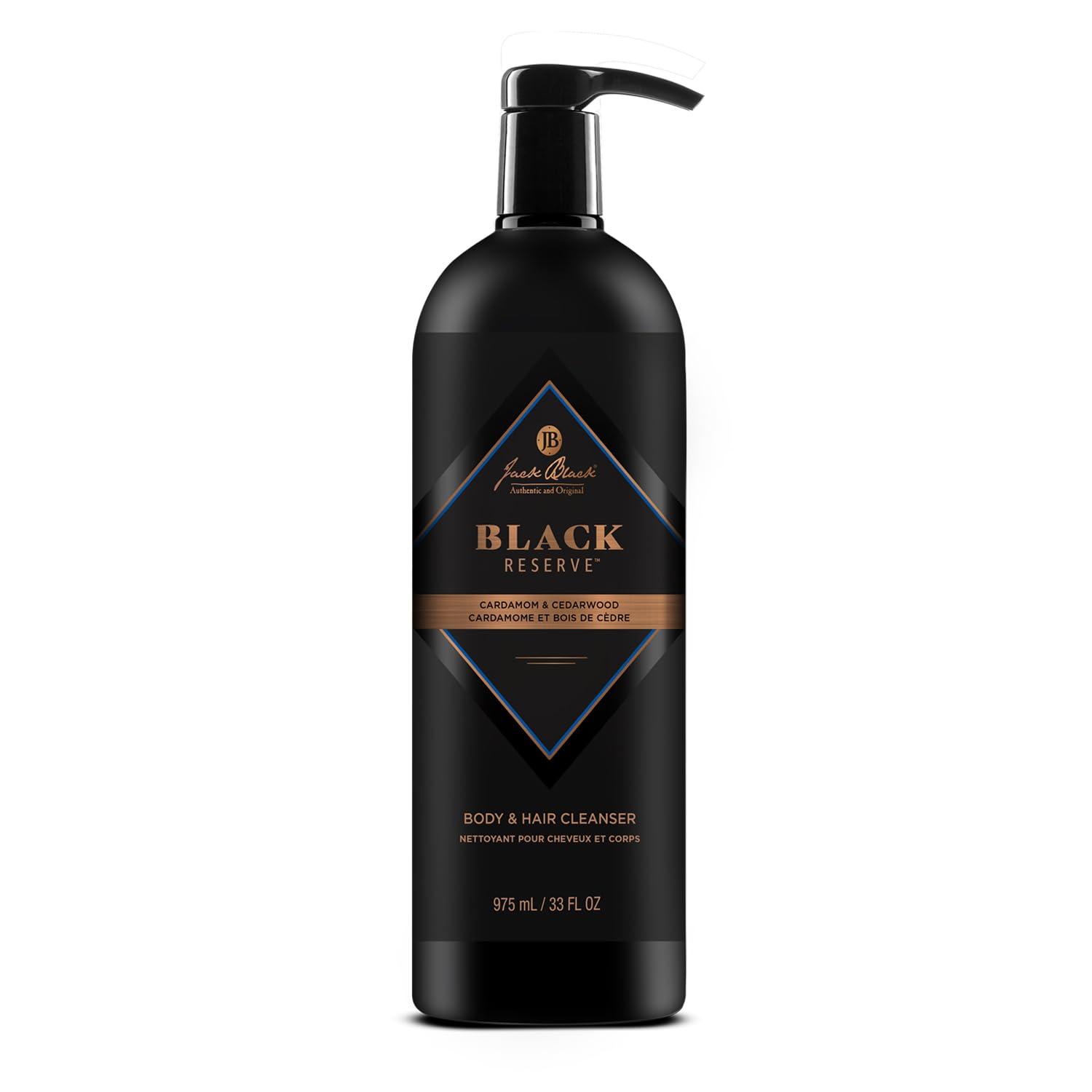 imageJack Black Body amp Hair Cleanser Mens Body Wash Mens Shampoo Skin Care Hair Care Body Wash Men SulfateFreeBlack Reserve Cardamom Cedarwood