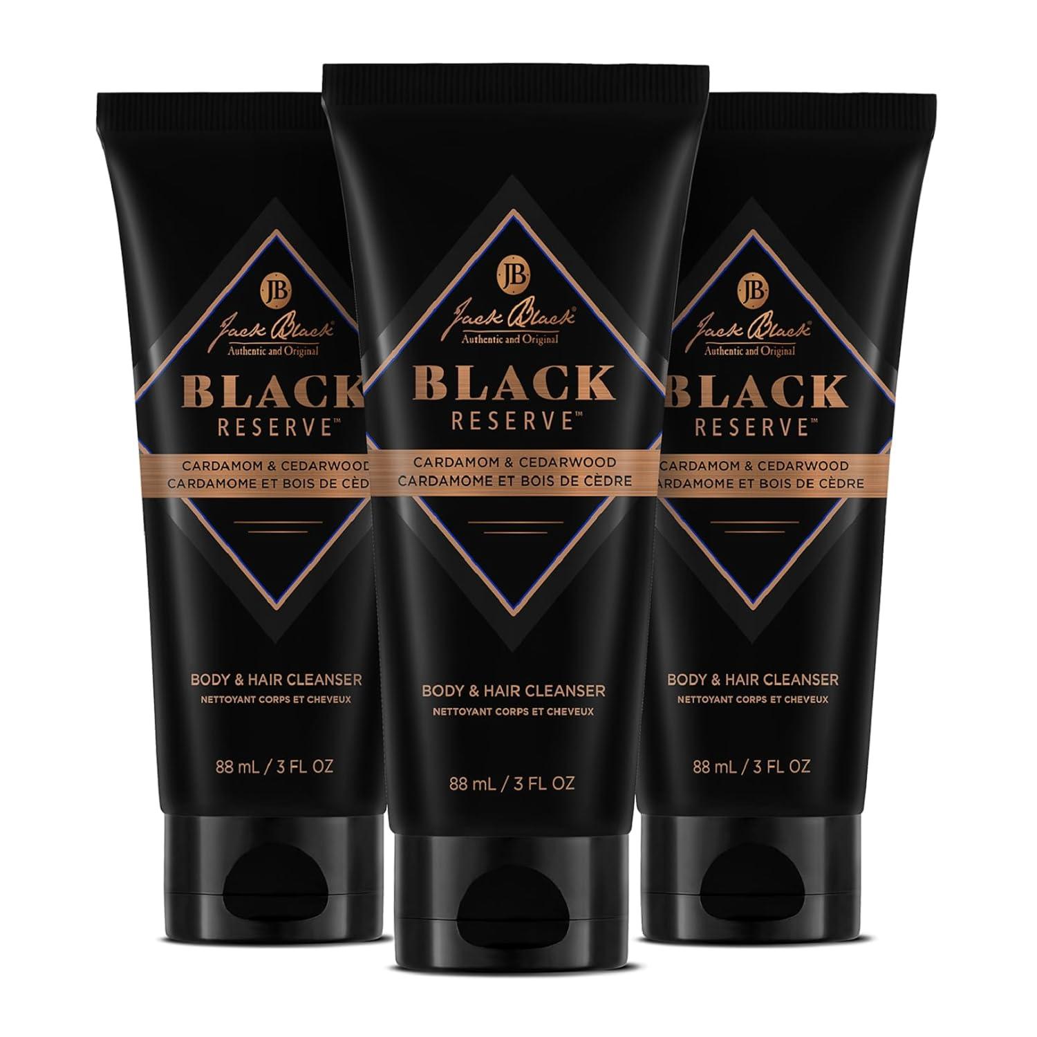 imageJack Black Body amp Hair Cleanser Mens Body Wash Mens Shampoo Skin Care Hair Care Body Wash Men SulfateFreeBlack Reserve Cardamom Cedarwood