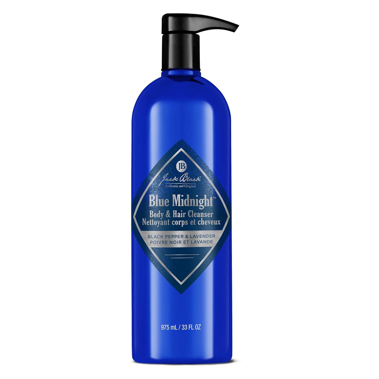 imageJack Black Body amp Hair Cleanser Mens Body Wash Mens Shampoo Skin Care Hair Care Body Wash Men SulfateFreeBlue Midnight Black Pepper Lavender