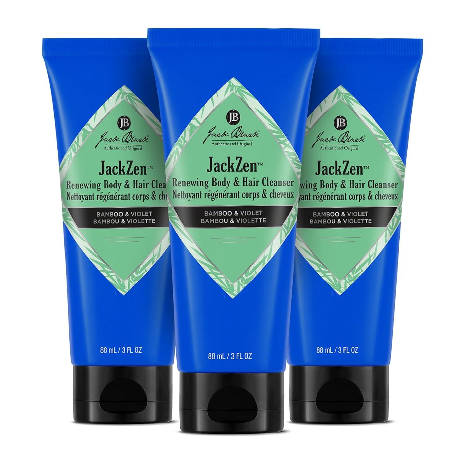 imageJack Black Body amp Hair Cleanser Mens Body Wash Mens Shampoo Skin Care Hair Care Body Wash Men SulfateFreeJackZen Bamboo Violet