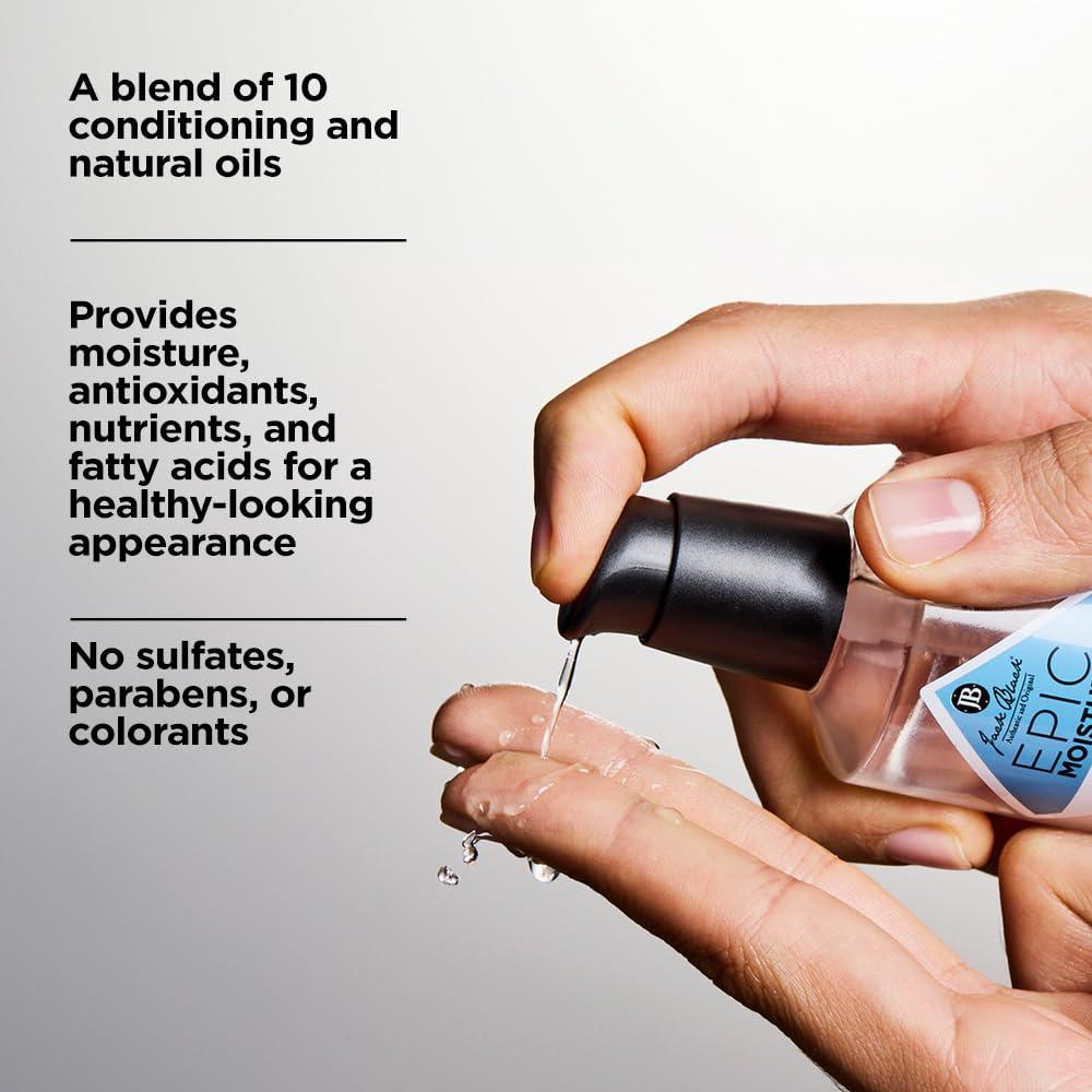 imageJack Black Epic Moisture Ultimate MP10 Nourishing Oil 2 Fl Oz MultiPurpose Moisturizing Body Oil and Beard Oil with 10 Natural Oils for Face Beard Body Hair Elbows Feet and Cuticles