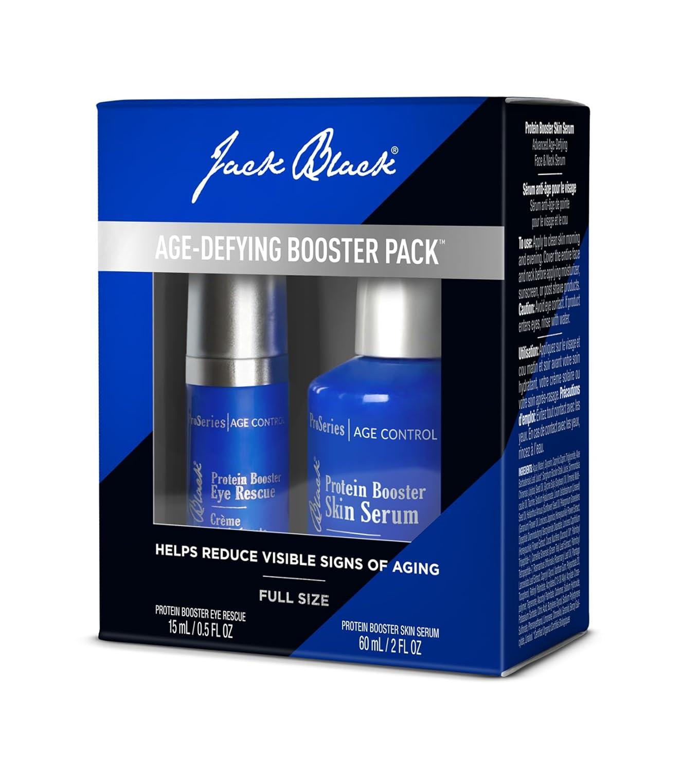 imageJack Black Protein Booster Skin Serum ProSeries Age Control Anti Aging Serum for Men Mens Face Serum Face Serum for Men Peptide and Antioxidant Serum for Face Skin Care for Men Mens SkincareAgeDefying Booster Pack