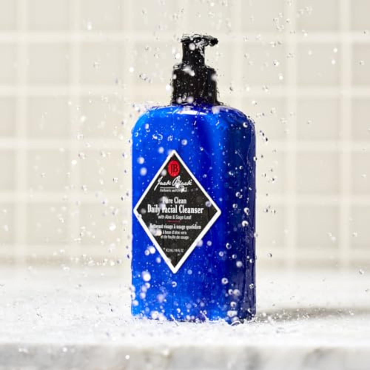 imageJack Black Pure Clean Daily Facial Cleanser for Men Mens Face Wash Jack Black Face Wash Mens Face Wash for Men Face Cleanser for Men 2in1 Mens Facial Cleanser amp Toner Gifts for Men16 Fl Oz Pack of 1