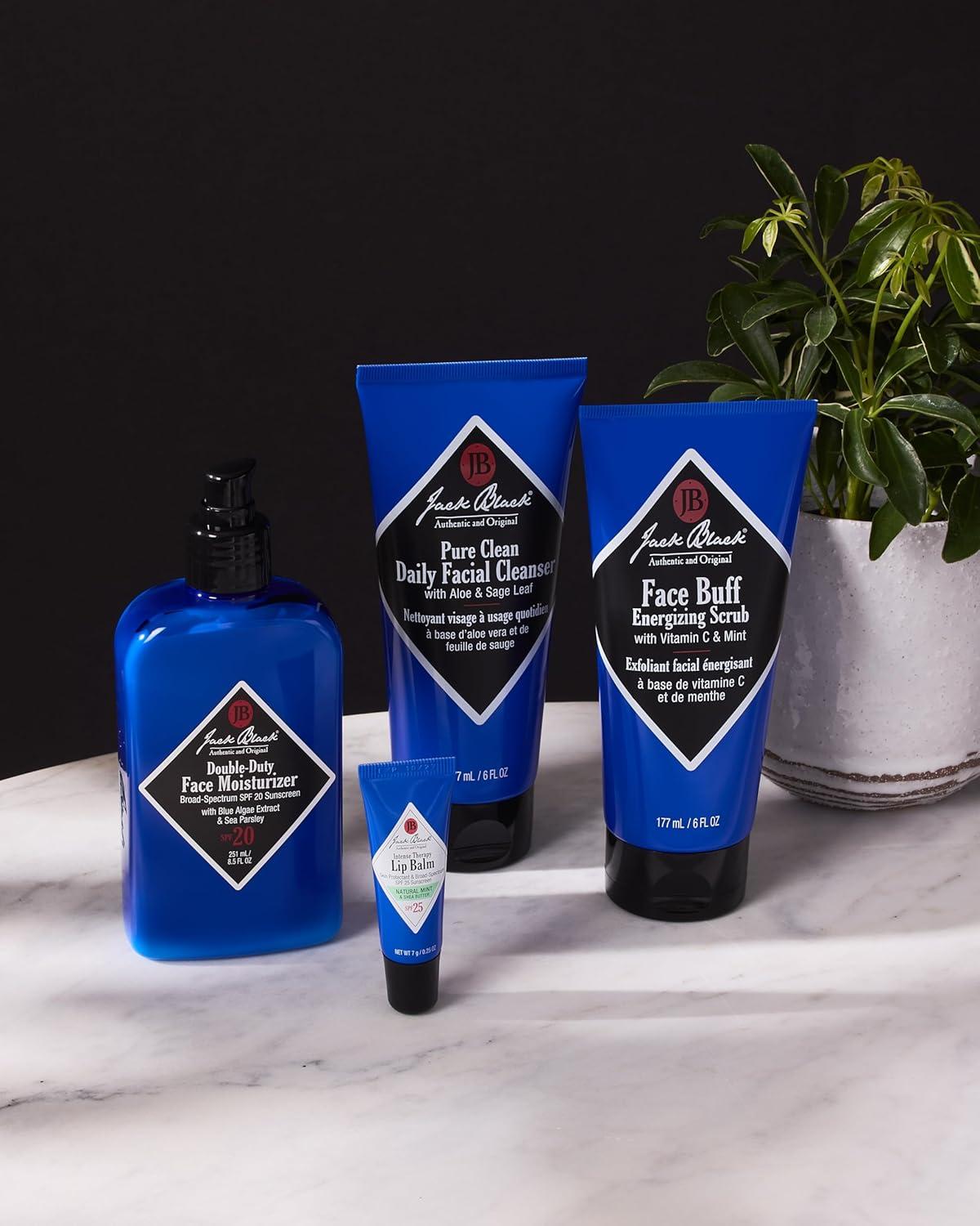 imageJack Black Set for Men Mens Skin Care Kit Mens Skincare Gift SetSkin Saviors 4 Piece Set