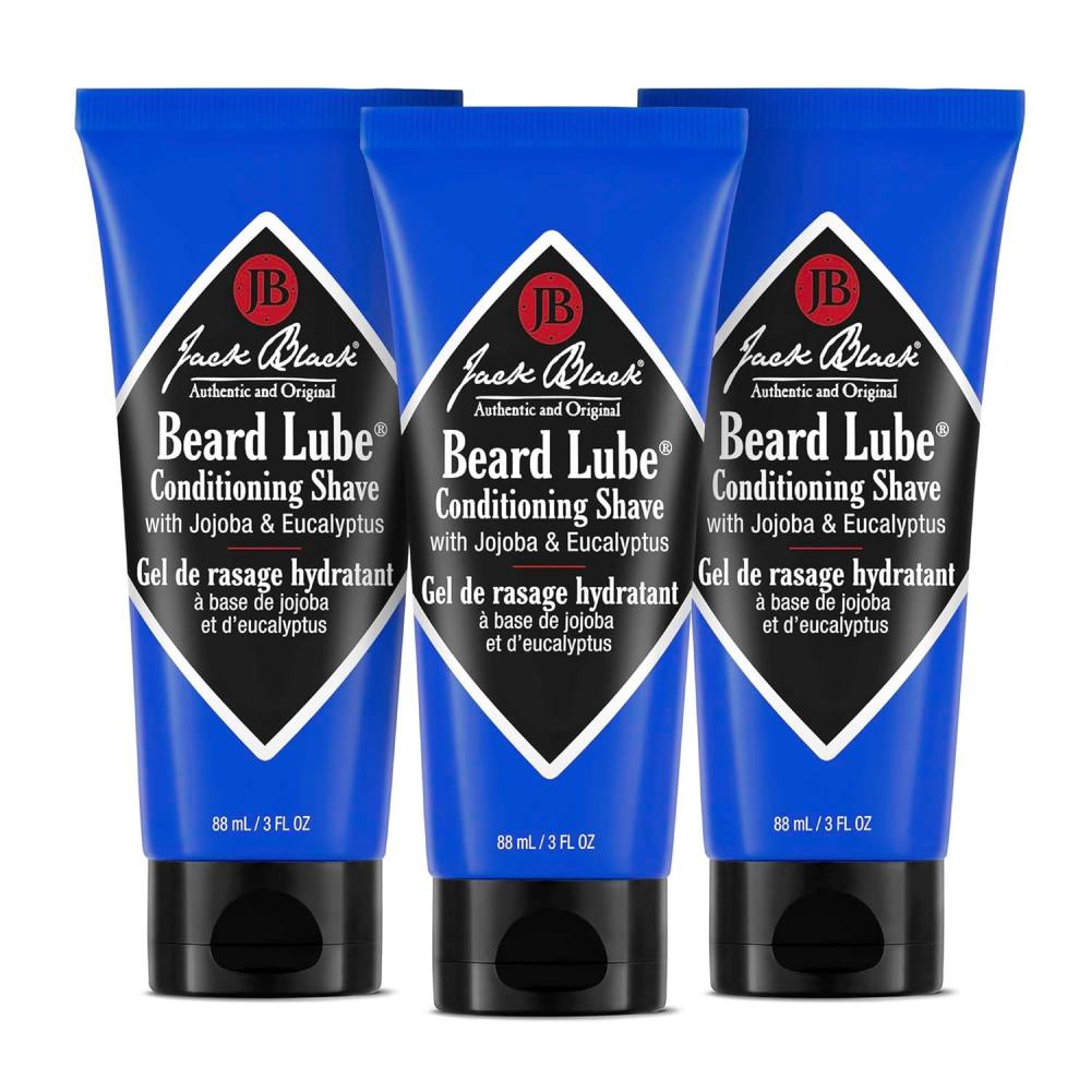 imageJack Black Beard Lube Conditioning Shave Beard Conditioner for Men Mens Gifts3 Fl Oz Pack of 3