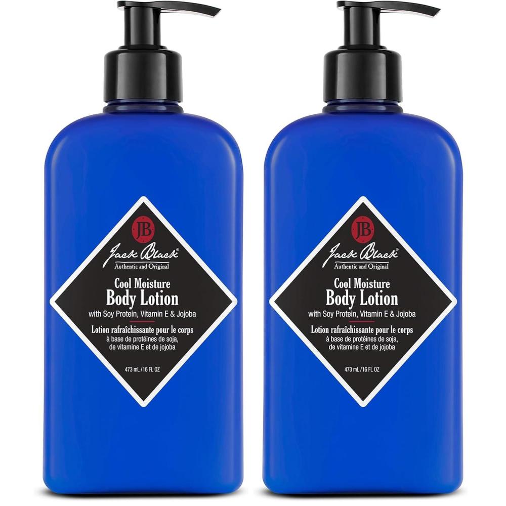 imageJack Black Cool Moisture Body Lotion for Men Mens Lotion for Dry Skin Mens Body Lotion Jack Black Lotion Men Body Cream for Men Jack Black Moisturizer for Men Mens Moisturizer Gifts for Men16 Fl Oz Pack of 2