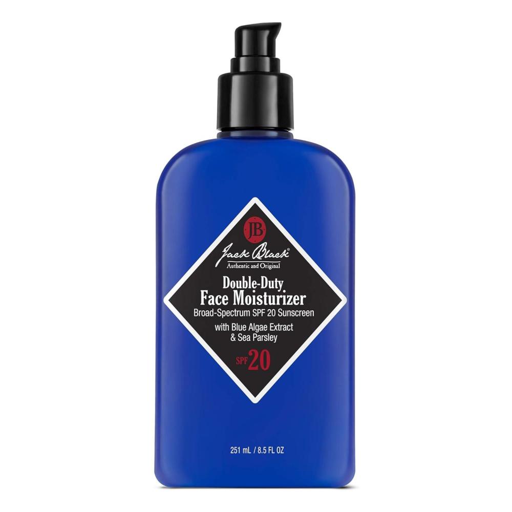 imageJack Black Double Duty Face Moisturizer with SPF 20 Facial Moisturizer Face Cream for Men Mens Facial Lotion with SPF Gifts for Men85 Fl Oz Pack of 1