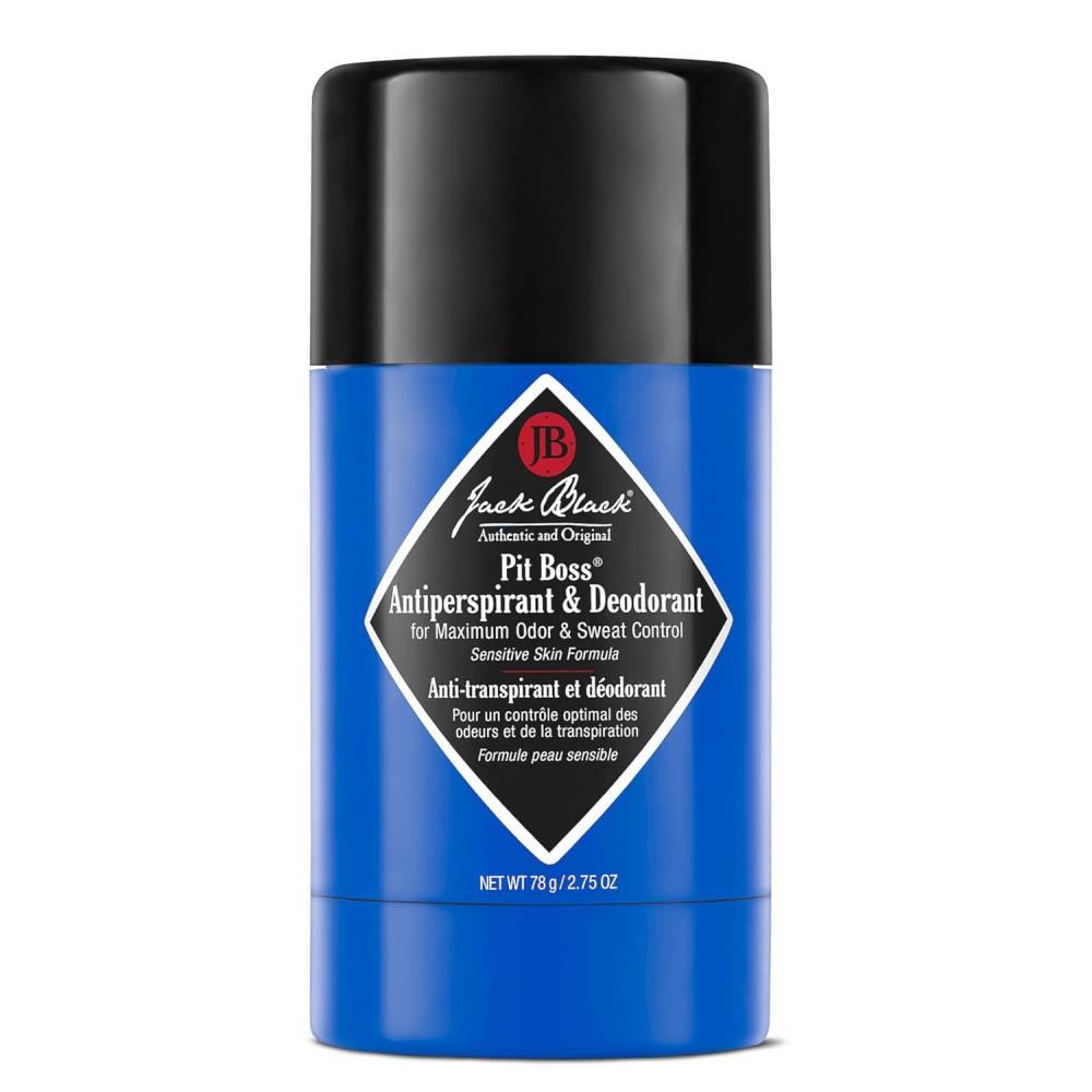 imageJack Black Pit Boss Antiperspirant amp Deodorant Men 275 oz Mens Deodorant for Sensitive SkinPit Boss Original
