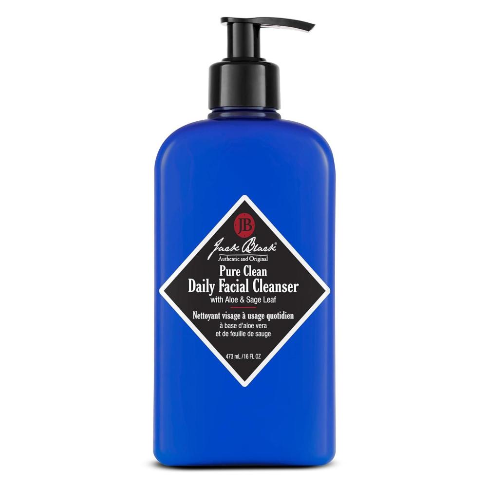 imageJack Black Pure Clean Daily Facial Cleanser for Men  Mens Face Wash Jack Black Face Wash Mens Face Wash for Men Face Cleanser for Men 2in1 Mens Facial Cleanser amp Toner Gifts for Men16 Fl Oz Pack of 1
