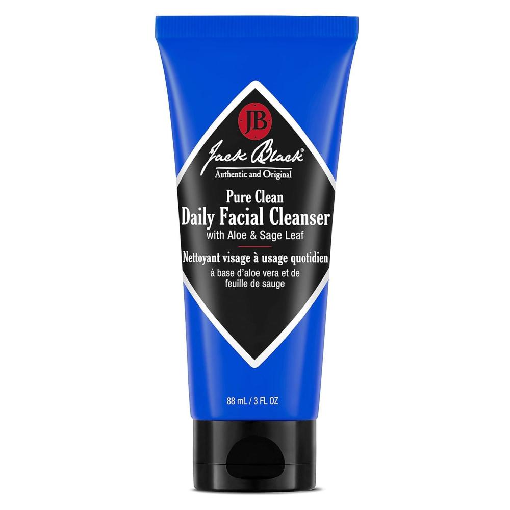 imageJack Black Pure Clean Daily Facial Cleanser for Men Mens Face Wash Jack Black Face Wash Mens Face Wash for Men Face Cleanser for Men 2in1 Mens Facial Cleanser amp Toner Gifts for Men3 Fl Oz Pack of 1