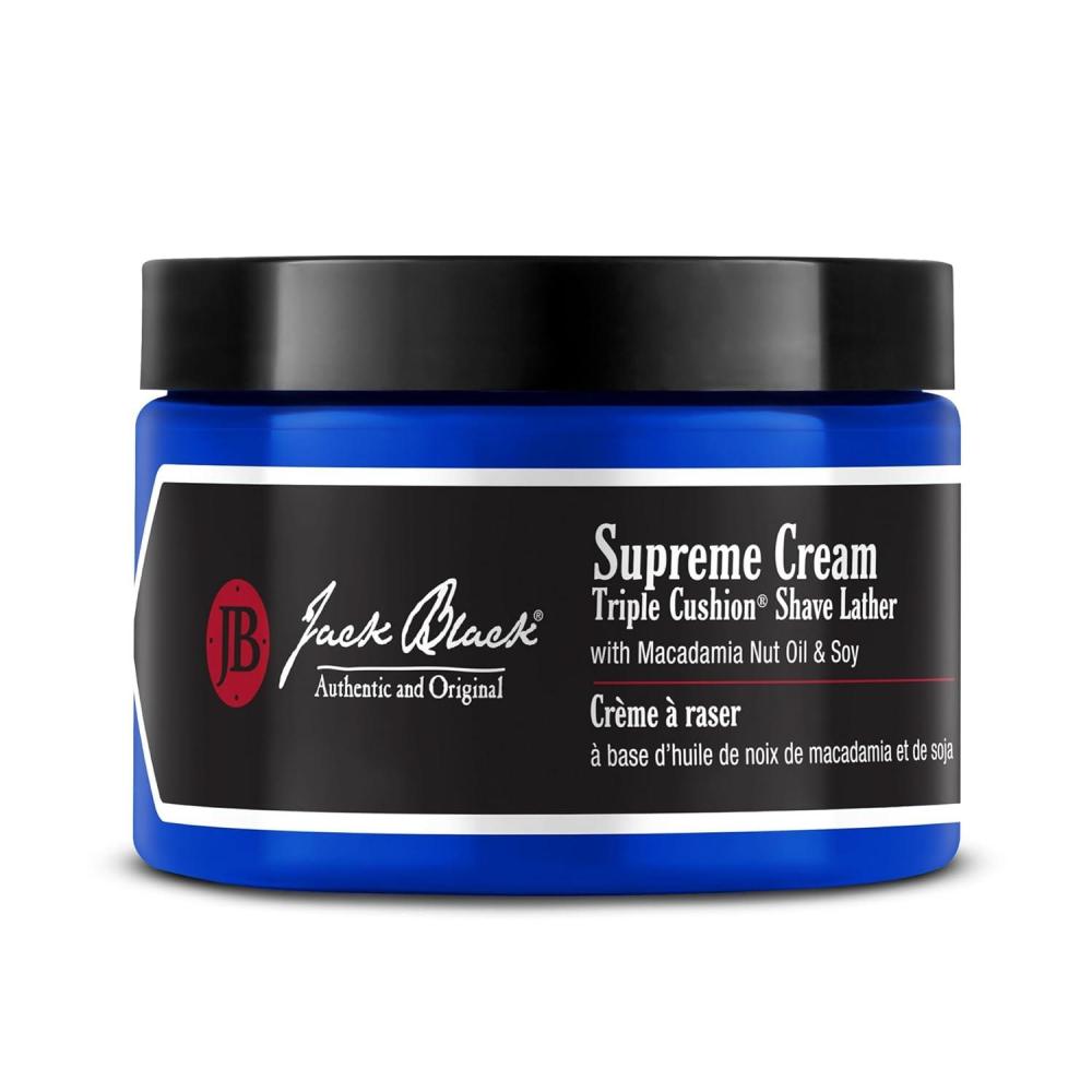 imageJack Black Supreme Cream Triple Cushion Shave Lather Shaving Cream Mens Shave Cream for Men Jack Black Shaving Cream for Men Shaving Lather Mens Shaving Cream Jack Black Shave Cream95 Ounce Pack of 1