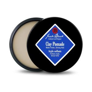 Jack Black – Clay Pomade, 2.75 oz – PureScience Formula, Hair-Sculpting, Natural-Looking Hold, Matte Finish, Buildable Control, Natural Oils, Botanical Extract, Fragrance Free