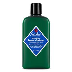 Jack Black – Double-Header Shampoo + Conditioner – PureScience Formula, Coconut Oil and Kelp Extract, Sulfate-Free, Removes Oil and Product Buildup, Lightly Conditions and Soothes, 16 Oz