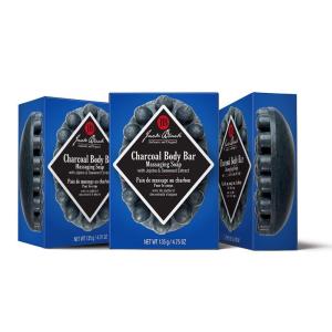 Jack Black Charcoal Body Bar Massaging Soap(3-pack)