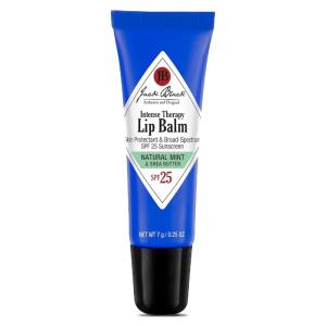 Jack Black Intense Therapy Lip Balm, 0.25-Oz. – SPF 25 Sun Protection, Lip Moisturizer, Hydrating Lip Balm with SPF, Lip Sunscreen(Natural Mint)