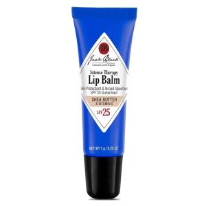 Jack Black Intense Therapy Lip Balm, 0.25-Oz. – SPF 25 Sun Protection, Lip Moisturizer, Hydrating Lip Balm with SPF, Lip Sunscreen(Shea Butter & Vitamin E)