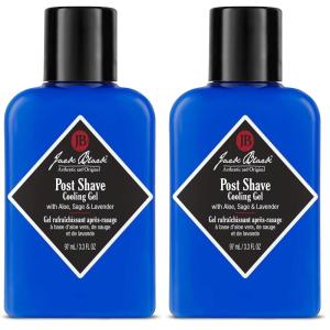 Jack Black Post Shave Cooling Gel – Clear After Shave Gel for Men, Men’s Aftershave Gel, Natural Ingredient Razor Burn & Skincare(3.3 Fl Oz (Pack of 2))