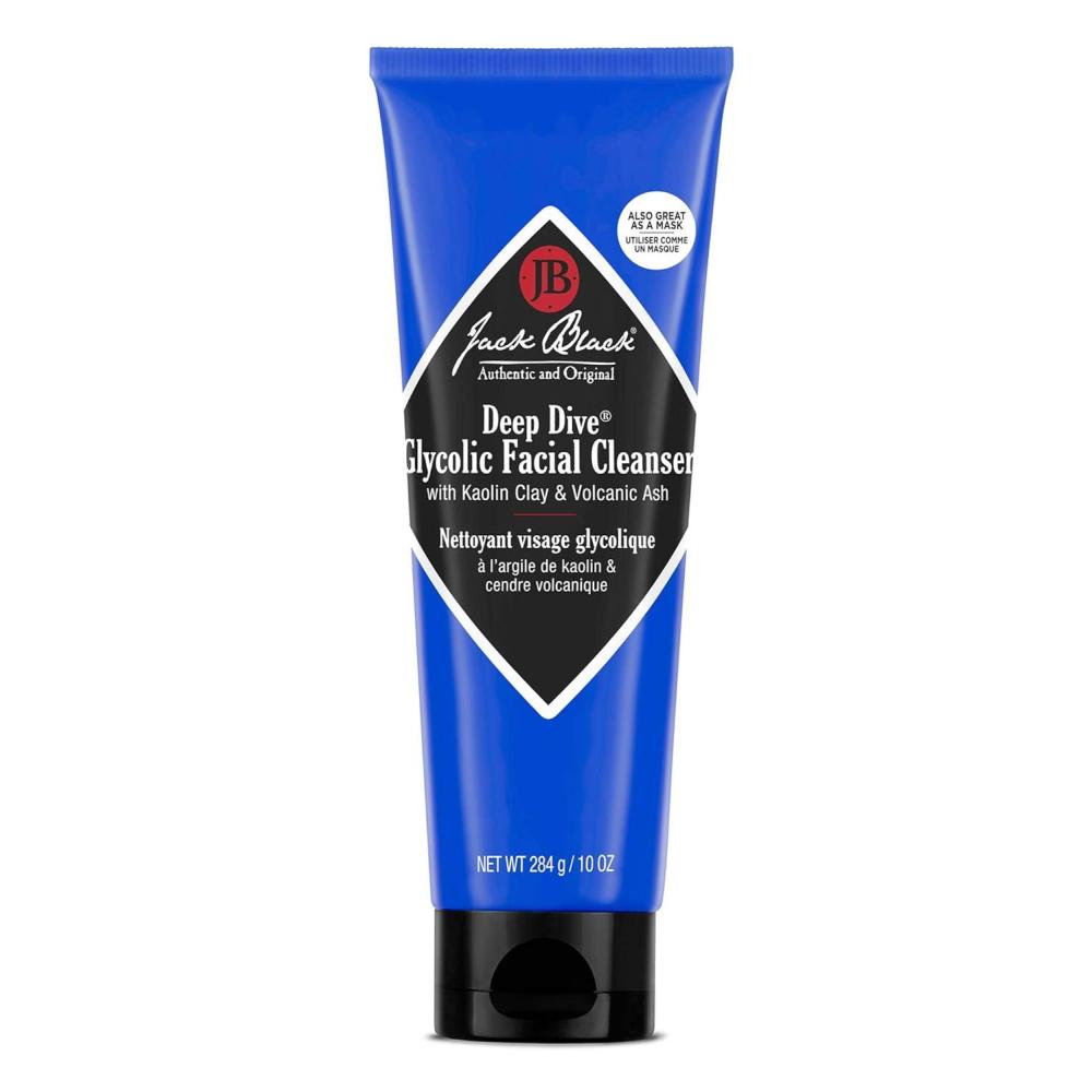 imageJack Black Deep Dive Glycolic Facial Cleanser ClayBased Cleanser PureScience Formula Facial Cleanser and Mask Recommended for Normal Dry or Oily Skin Glycolic Acid10 FL OZ Pack of 1